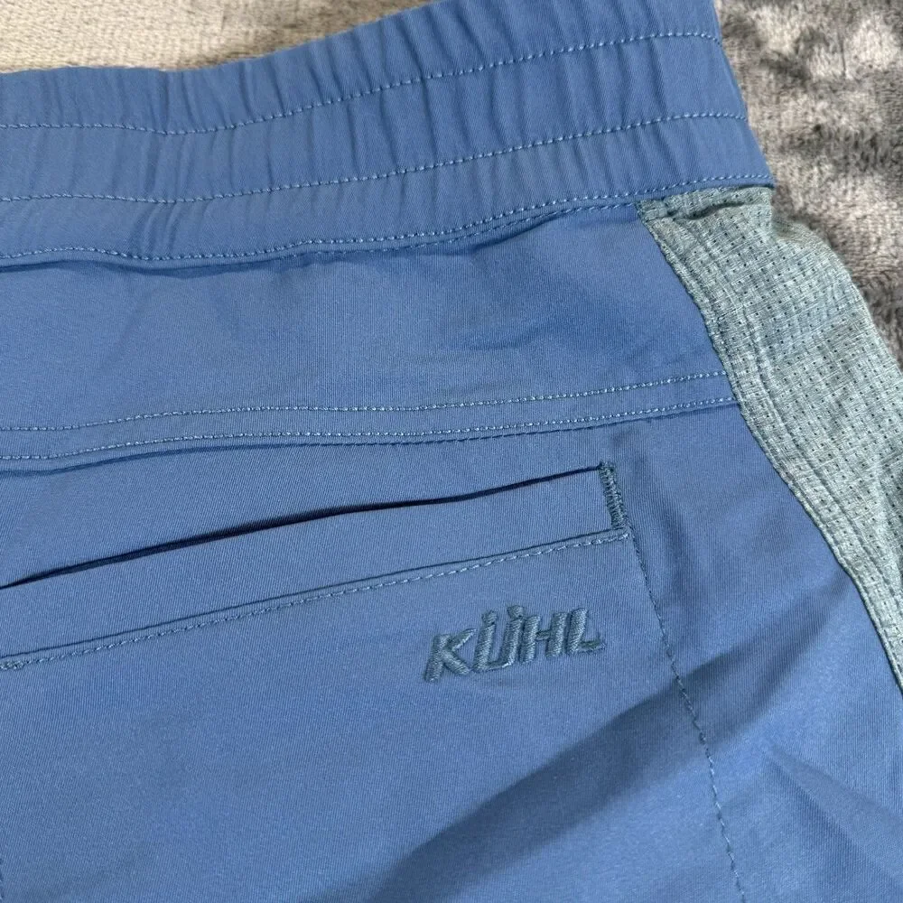 KUHL Sz S Women’s Riptide Pull-Up Shorts Elastic Waist Outdoor 3” Sample NWOT